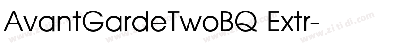AvantGardeTwoBQ Extr字体转换